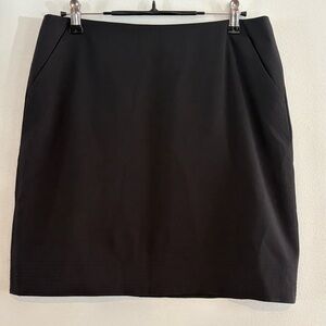 INC International Concepts Aline Black Pencil Skirt size 6
